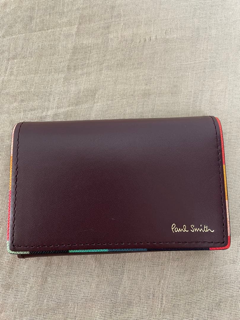 【超美品】Paul Smith 名刺入れ ダークブラウン ポールスミス Paul Smith 名刺入れ コードバン ダークブラウン｜Yahoo