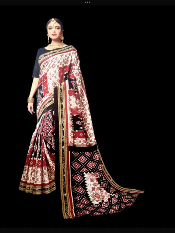 Odisha print silk saree ( code-20)